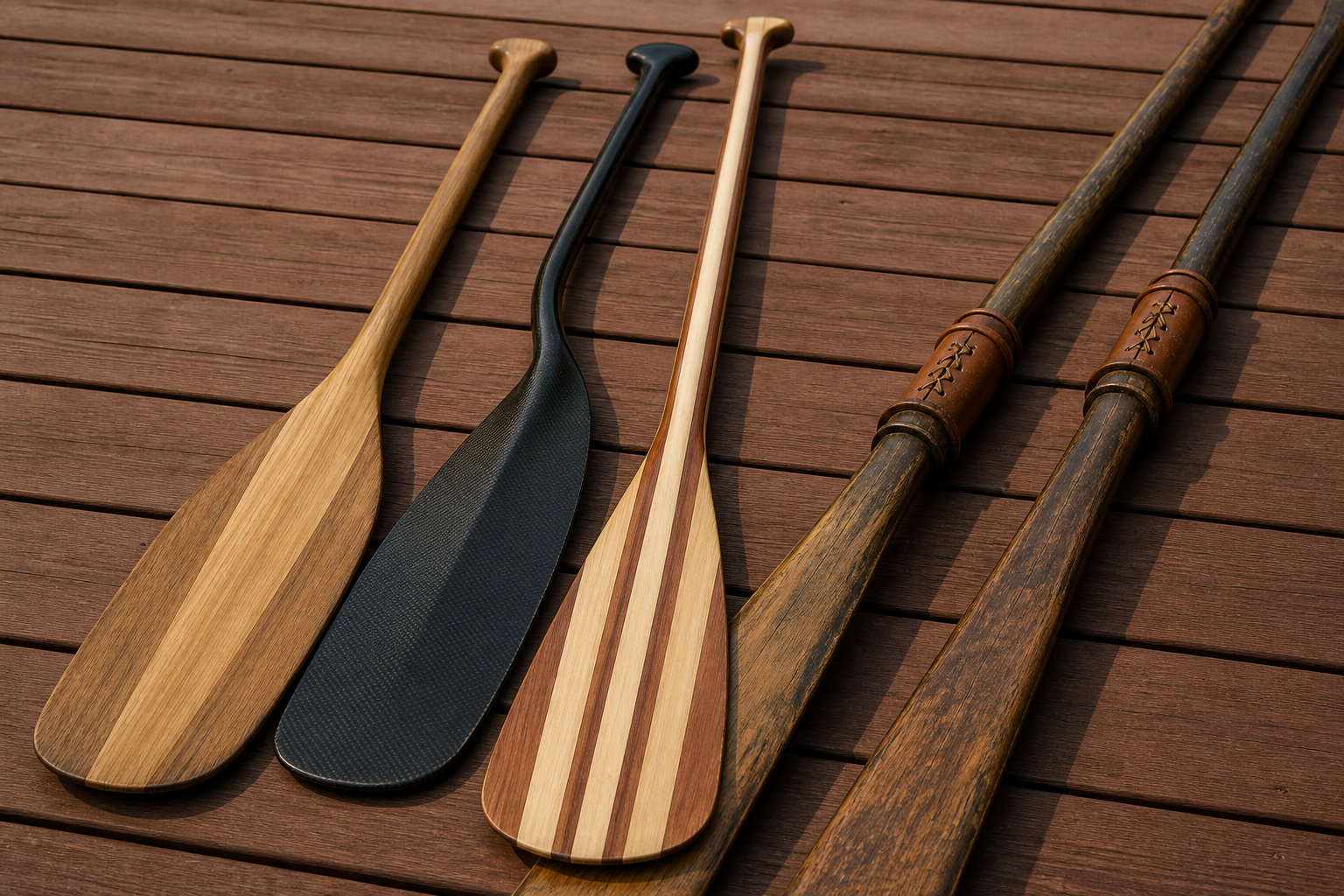 Blades, and the oars we only admit to sometimes